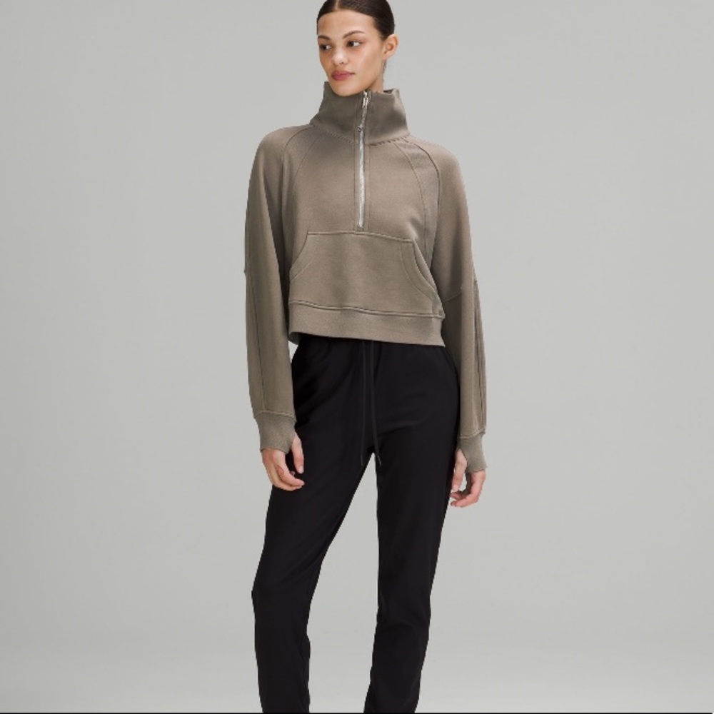 SOLD NWOT lululemon scuba oversized funnel half zip - Picture 2 of 9